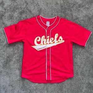 Kansas City Chiefs Larry Johnson NFL Baseball Jersey